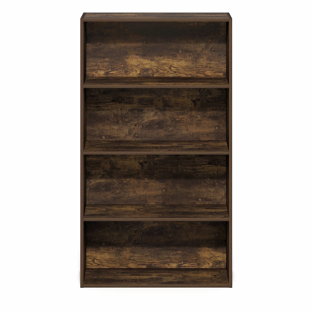 JAYA Book Shelf, 4-Tier Book Shelf, Standing Bookshelf, 9.5 x 23.6 x 41.9