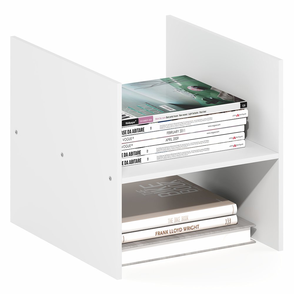 H-Shelf Cube Organizer, Fits into Furinno Triple Thick Cubes