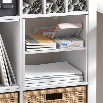 H-Shelf Cube Organizer, Fits into Furinno Triple Thick Cubes