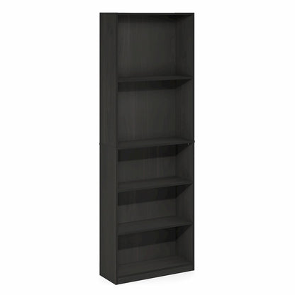 JAYA Book Shelf, 5-Tier Bookshelf with Open Storage Shelf, Standing Bookcase