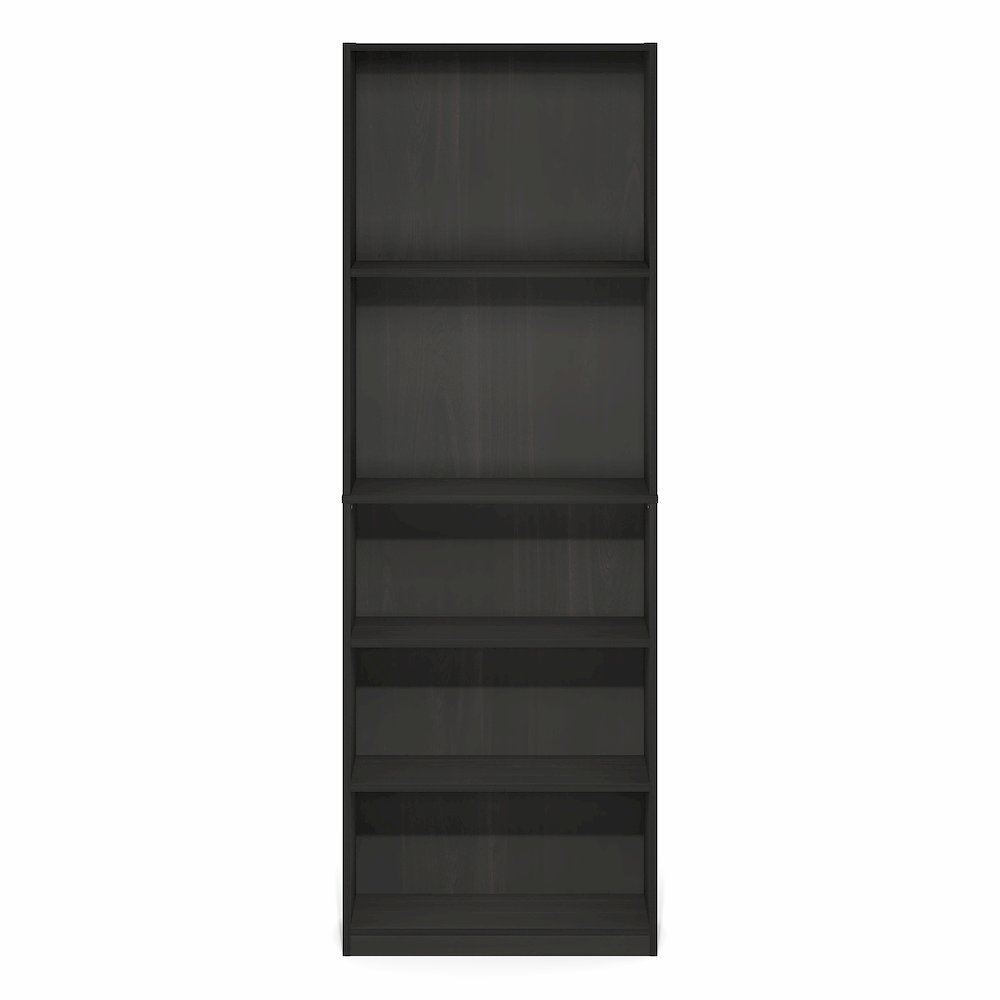 JAYA Book Shelf, 5-Tier Bookshelf with Open Storage Shelf, Standing Bookcase