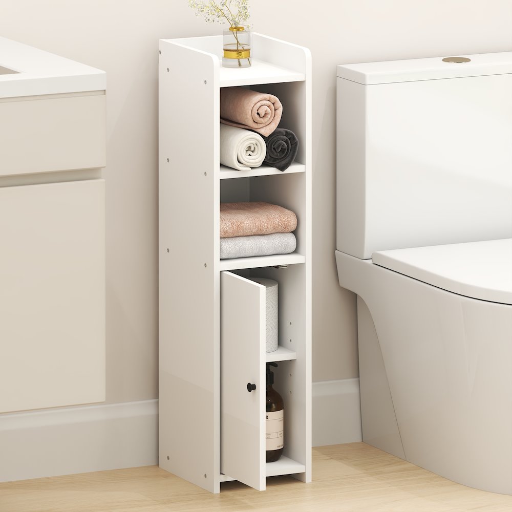 FULDA Bathroom Storage Cabinet, 5-Tier Bathroom Cabinet, 32H