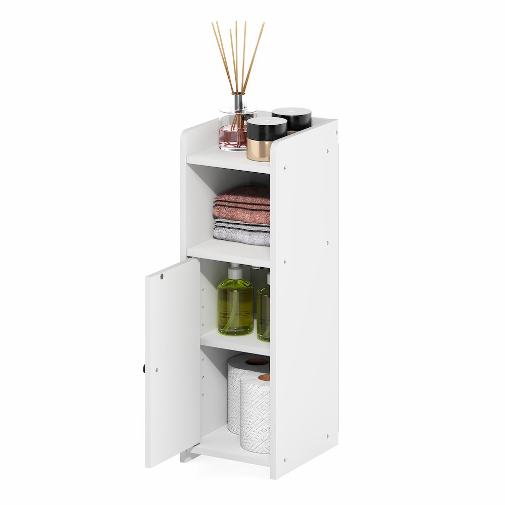 FULDA Bathroom Storage Cabinet, 4-Tier Bathroom Cabinet, 24H