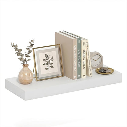 TANNA Floating Shelves for Wall, 9 x 24 Wall Shelf, 2-in Thick Shelf