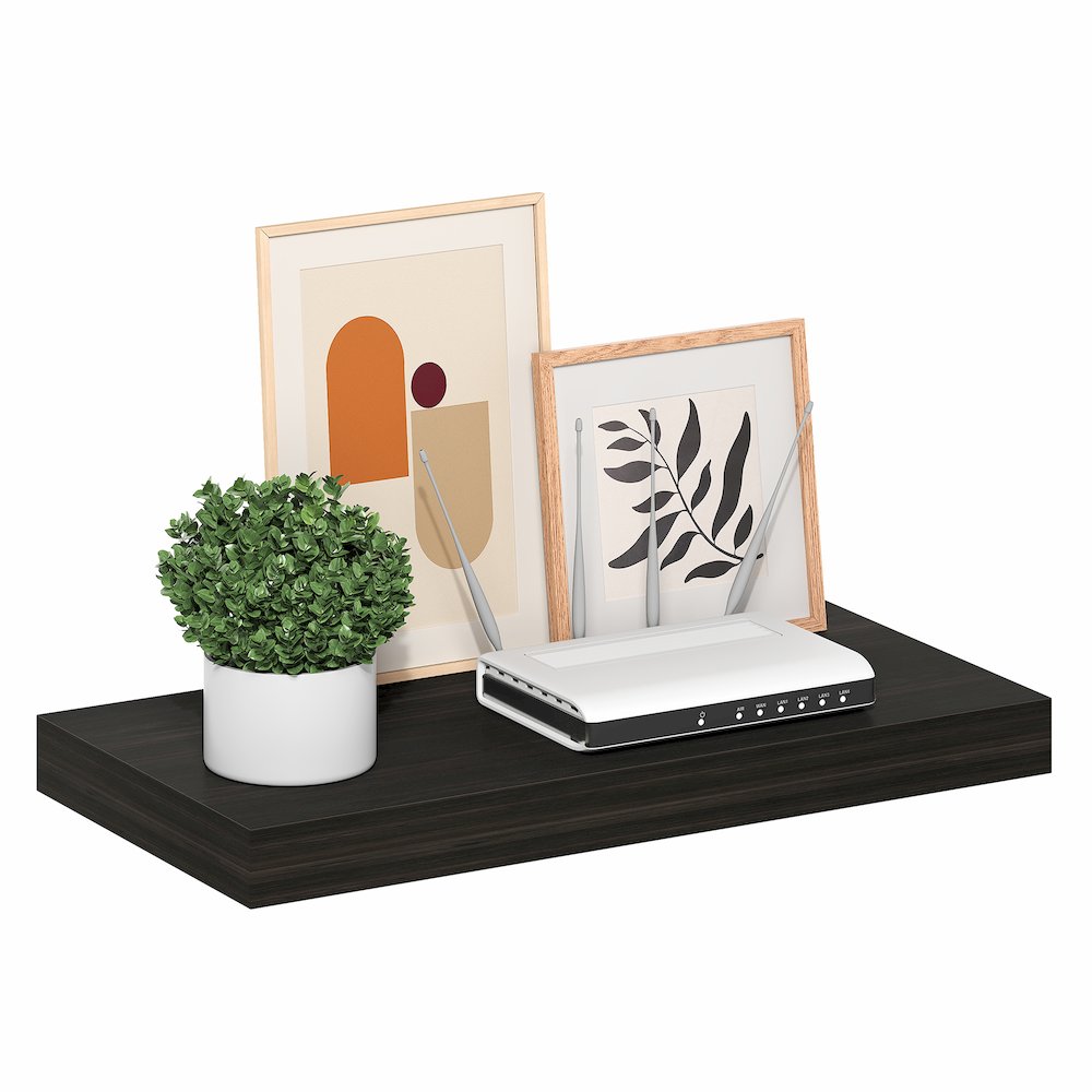 TANNA Floating Shelves for Wall, 12 x 24 Wall Shelf, 2-in Thick Shelf