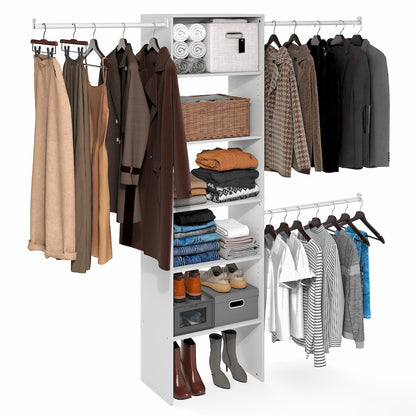 FANO Closet Organizers and Storage, 14.8 x 23.6 x 82.1 for Wardrobe