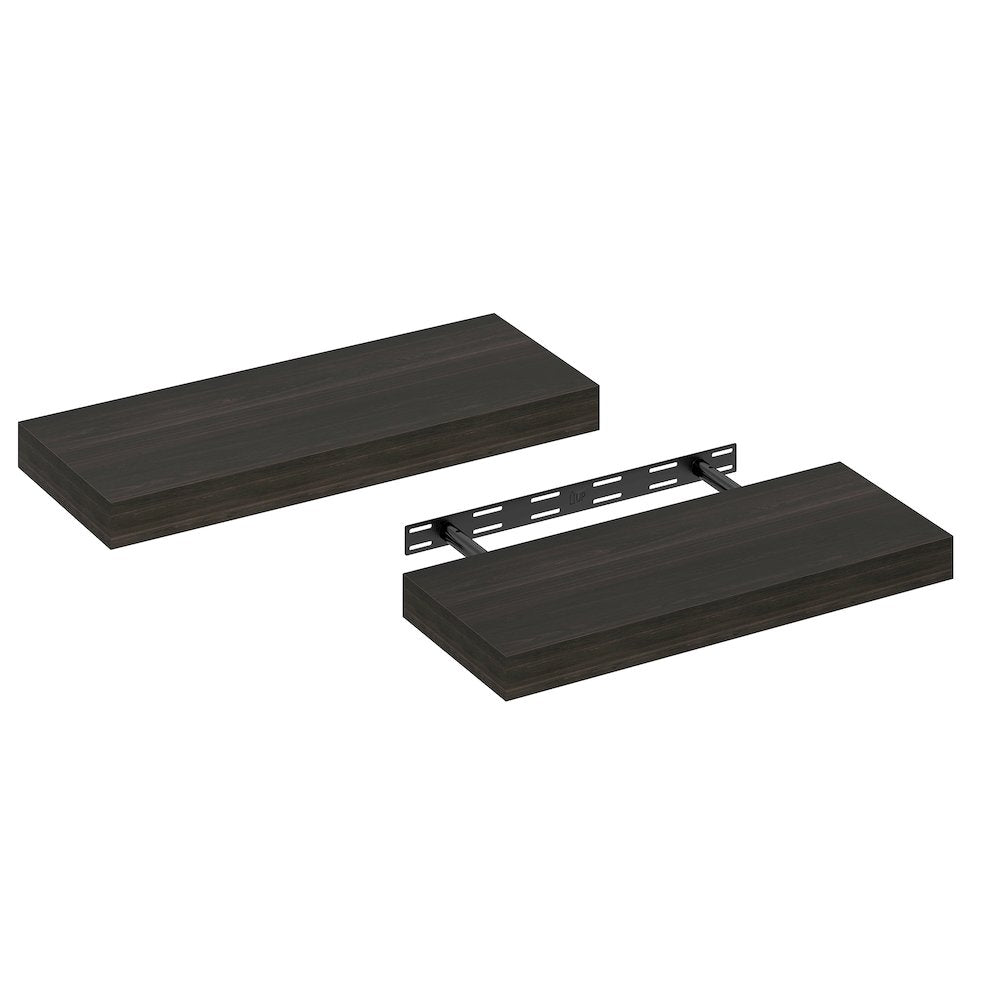 TANNA Floating Shelves for Wall Set of 2, 9 x 24 Wall Shelf