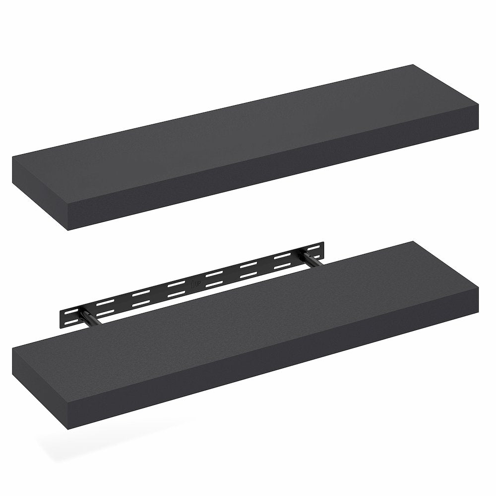 TANNA Floating Shelves for Wall Set of 2, 9 x 35 Wall Shelf