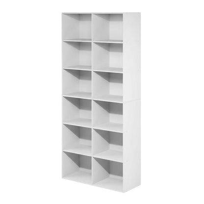 Wooden Bookcase with Engineered Wood Finish for Home and Office Use