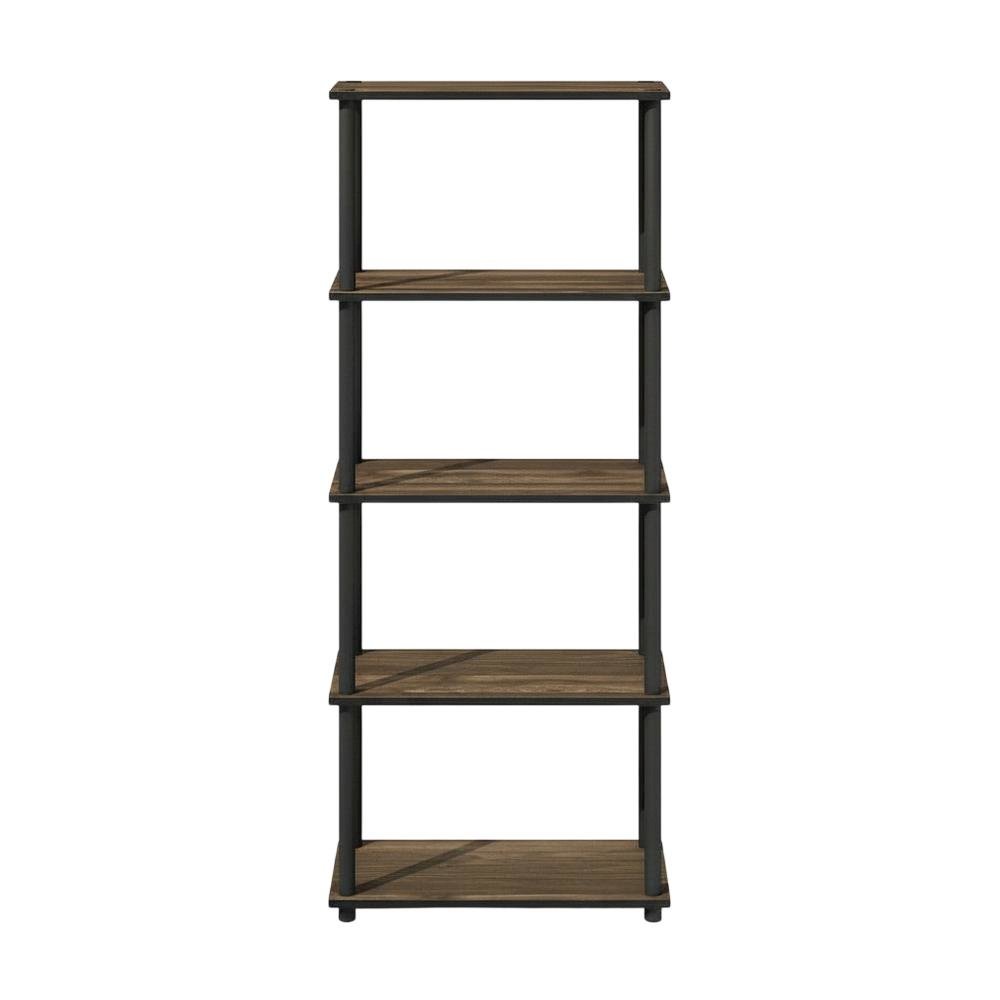 Wooden Bookcase with Open Shelving for Living Room Storage