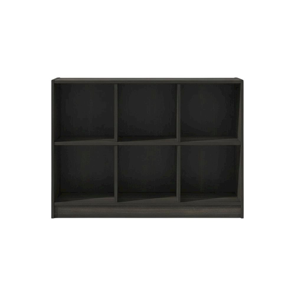 Wooden Bookcase with Open Shelf Design for Home Office and Living Room
