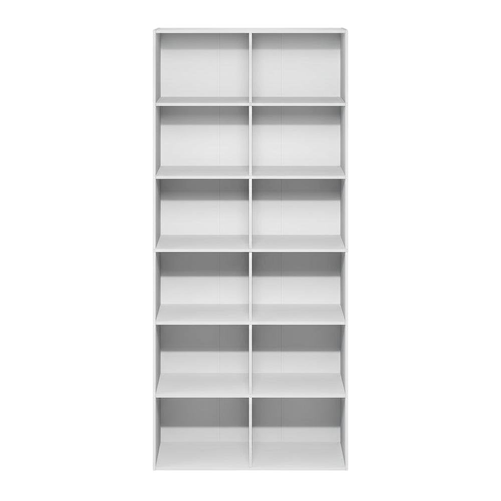 Wooden Bookcase with Engineered Wood Finish for Home and Office Use