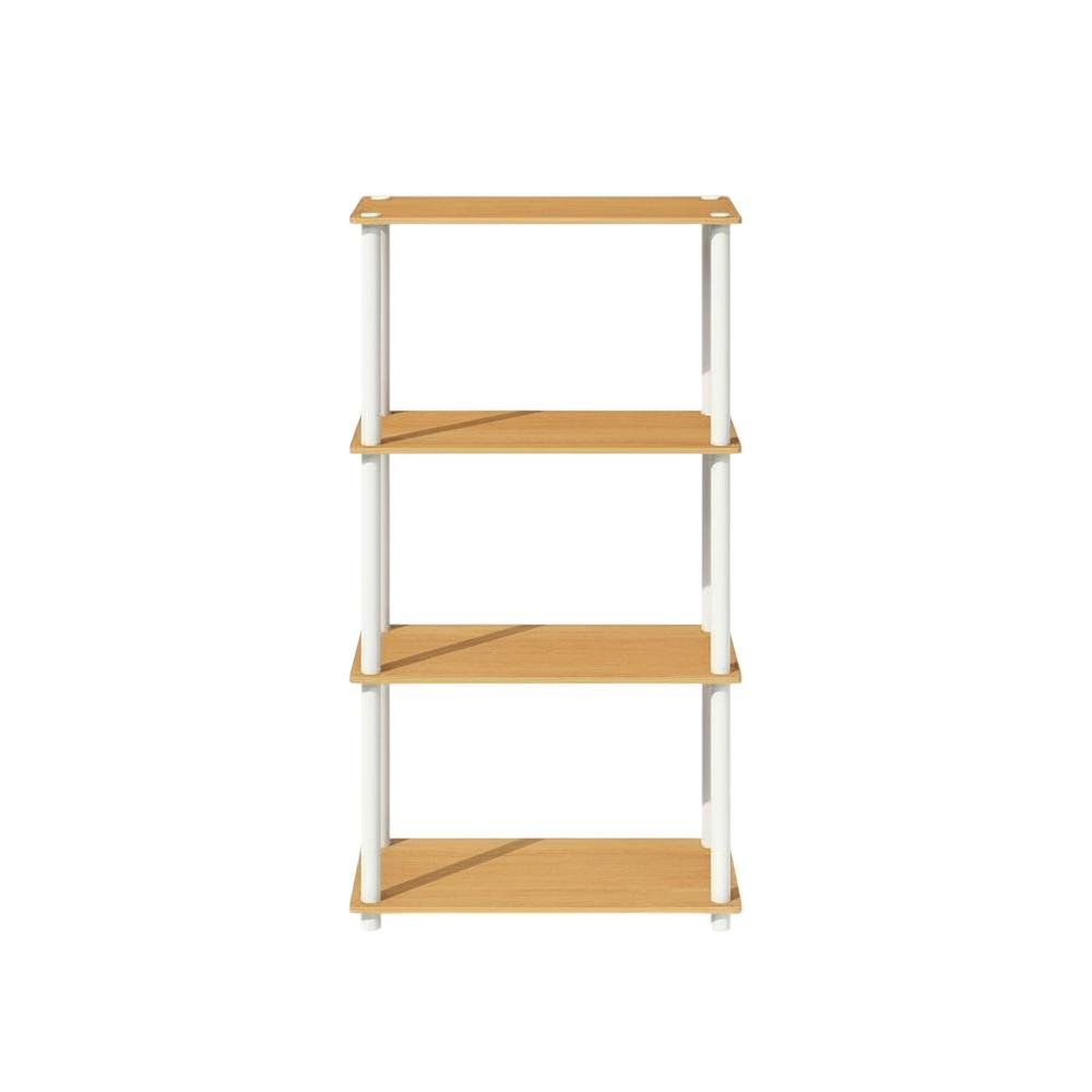Wooden bookcase with sturdy construction and versatile design