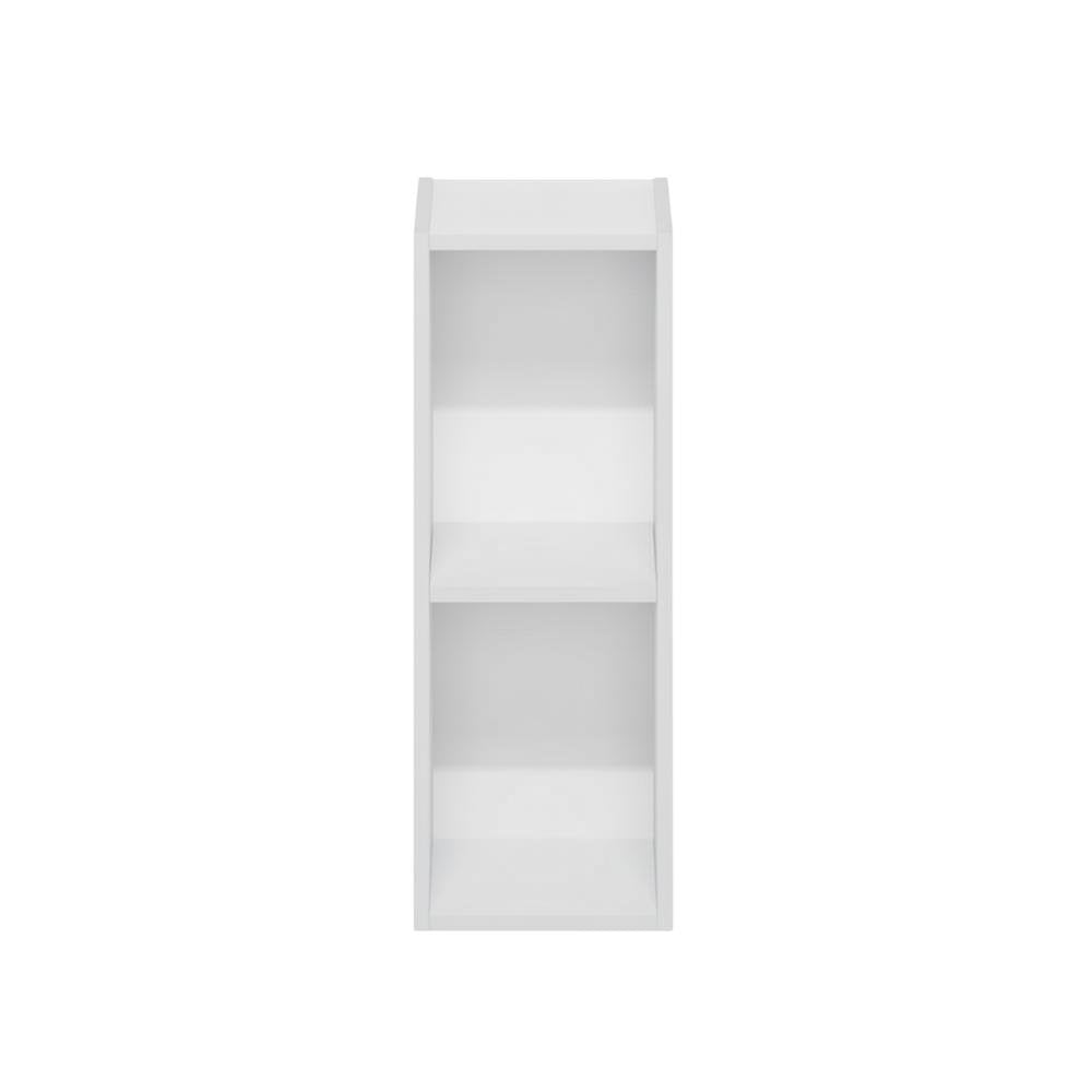 Wooden White Bookcase with Compact Size and Sturdy Construction