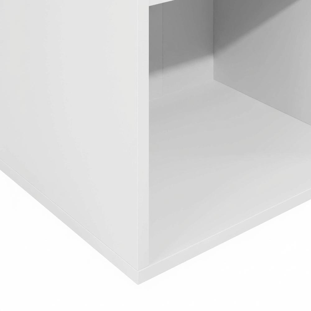Wooden Bookcase with Engineered Wood Finish for Home and Office Use