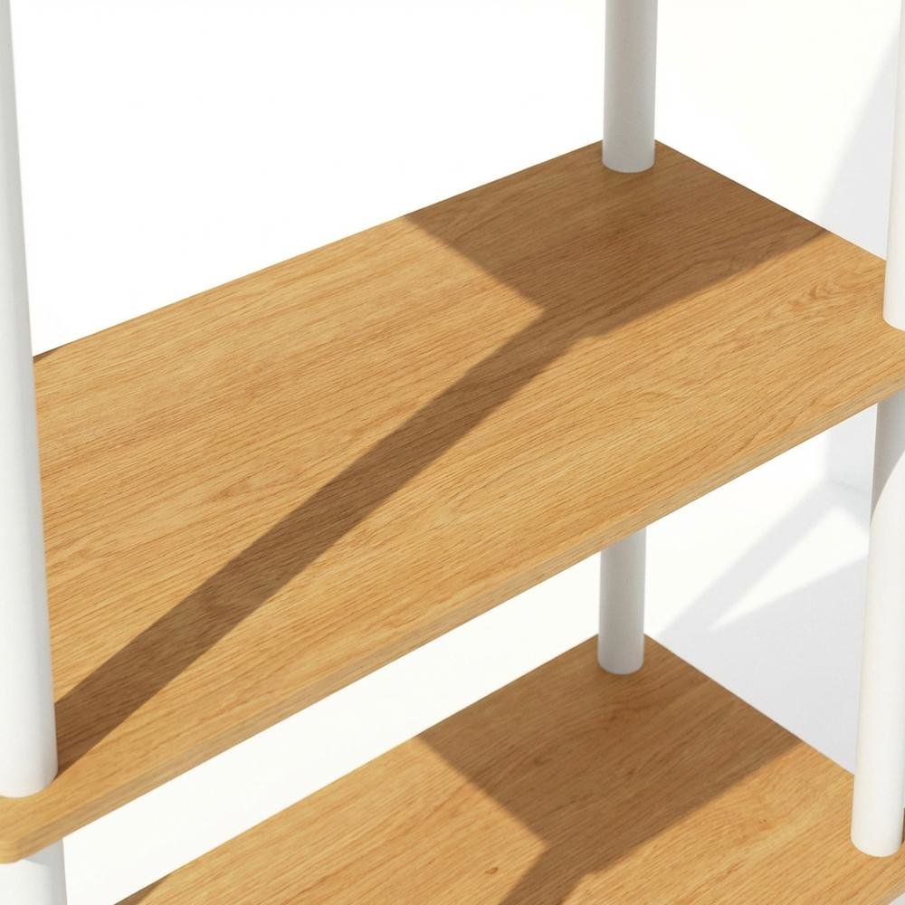 Wooden bookcase with sturdy construction and versatile design