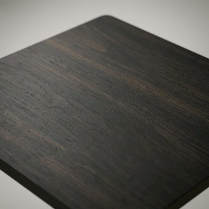 Espresso Nightstand with Wood Finish and Modern Design