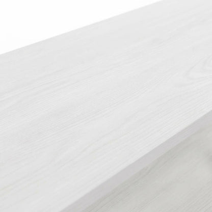 White 4-Tier Corner TV Stand for TVs up to 55 inches with easy assembly