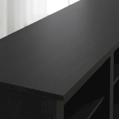 Wood TV Entertainment Center for 65 Inch TV with Américo Finish and Storage