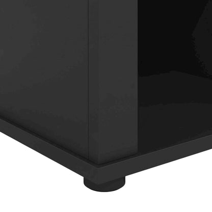 Brown Fireplace TV Stand with Open Storage for TVs up to 55 inches
