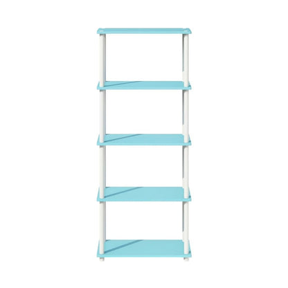 Wooden Bookcase with Open Shelves and Durable Construction for Living Room