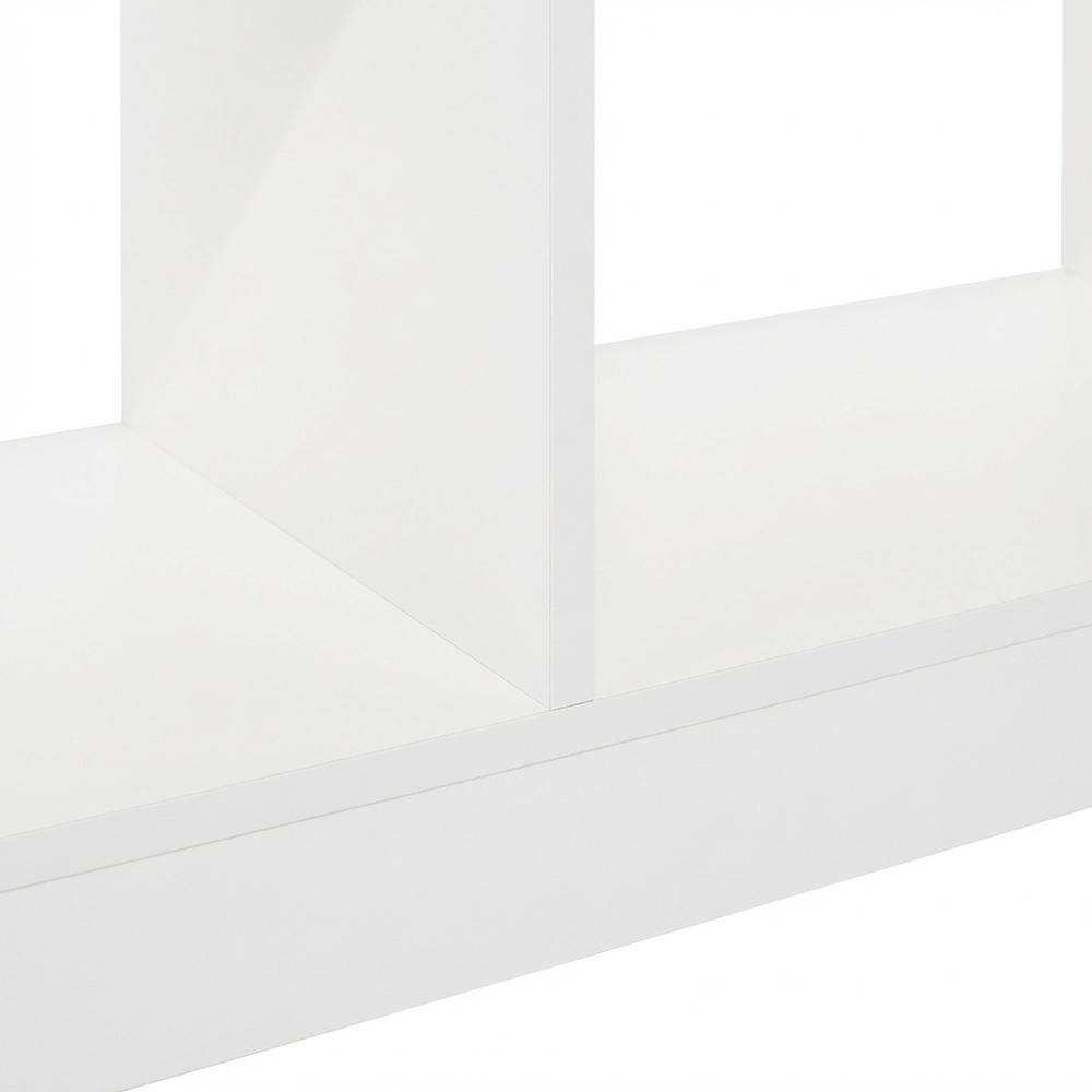 Wooden bookcase with clean design for versatile storage