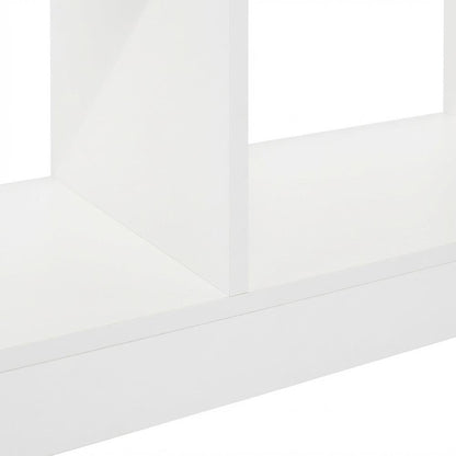 Wooden bookcase with clean design for versatile storage