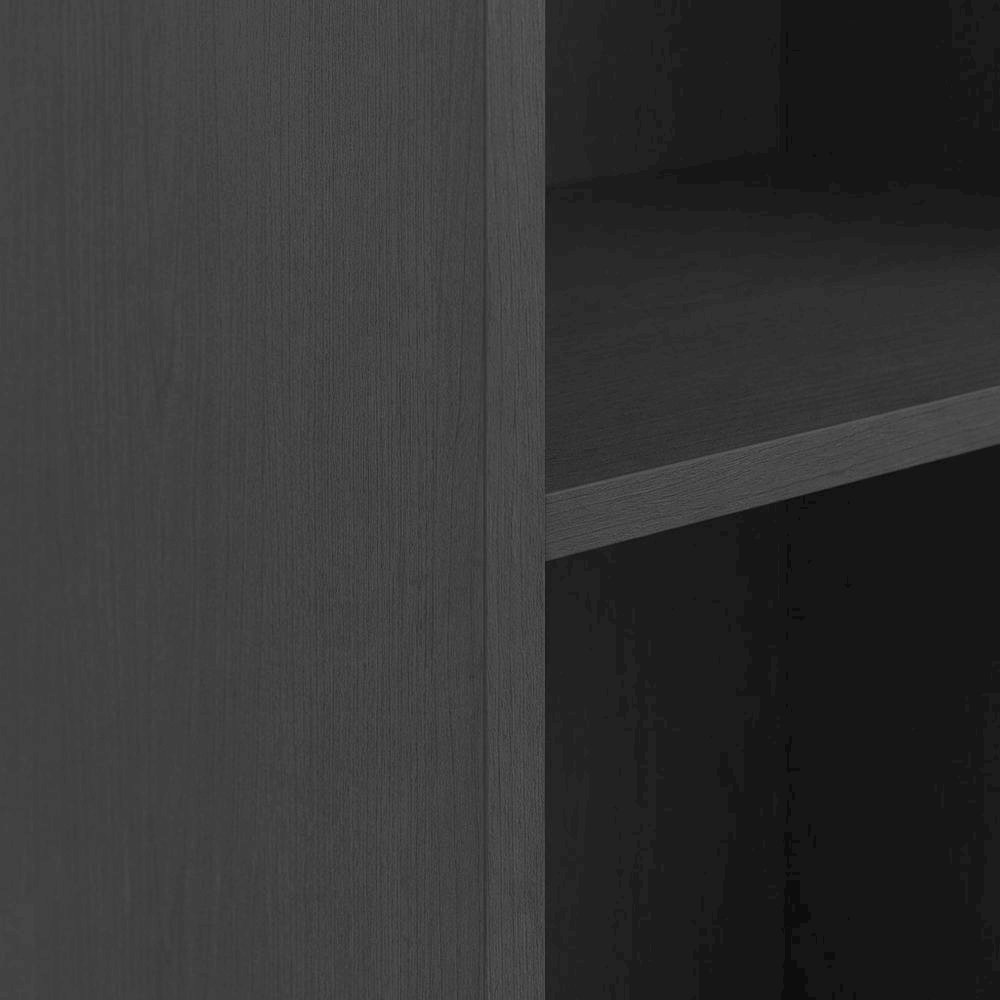 Wooden bookcase with modern design for home or office storage