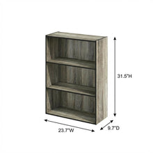 Wooden bookcase with simple design for home or office storage