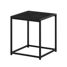 Americano-colored end table with modern design and durable construction