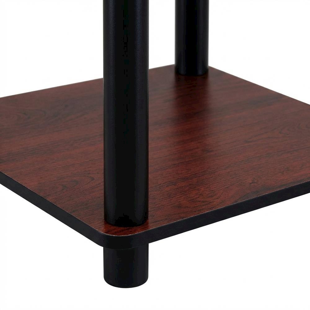 Corner Shelves End Tables, Set of 2, Space-Saving Wooden Design