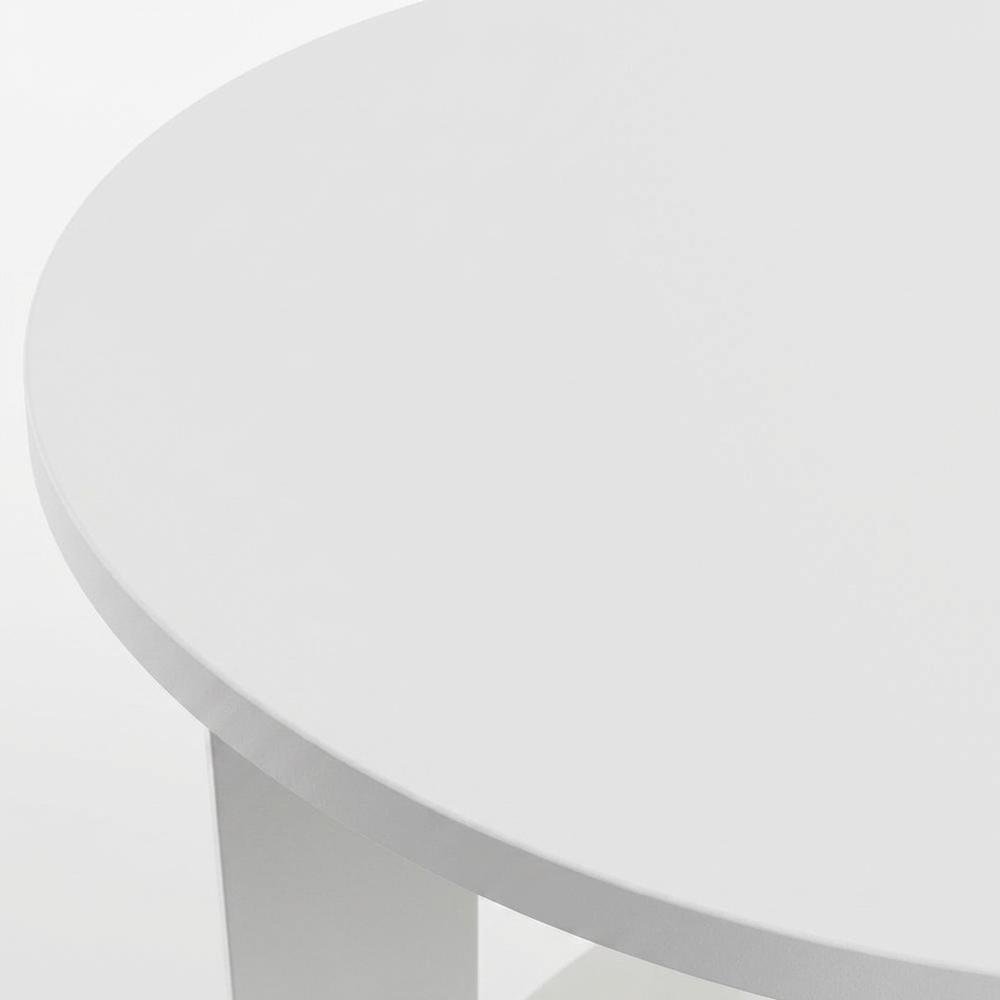 White, Side Table, Quality Build, Durable Wood Frame