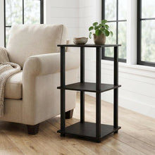 Wood bookcase with sleek design, sturdy construction, perfect for living room, 2-pc