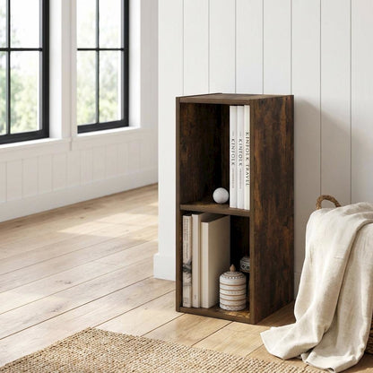 Laminated Engineered Wood Bookcase with Spacious Shelves for Storage