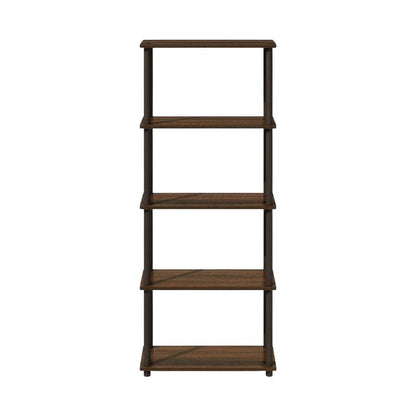 Wooden bookcase with simple design and sturdy build for home or office use