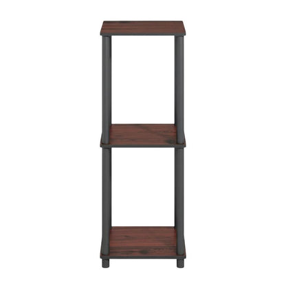 Wood Bookcase with Adjustable Shelves and Sturdy Construction
