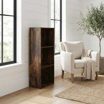 Wooden Bookcase with Adjustable Shelves and Durable Design