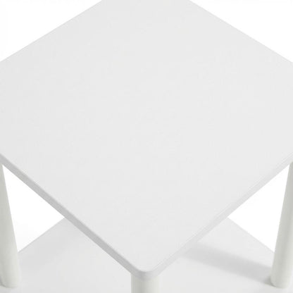 White Wooden Bookcase with Tall Storage and Stylish Finish