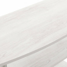 White Oak 4-Tier TV Stand with Wood Store Display for up to 46-inch Screens