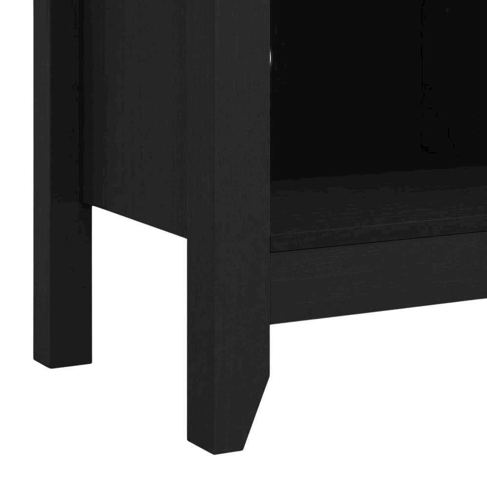 Wood TV Entertainment Center for 65 Inch TV with Américo Finish and Storage