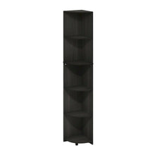 Wooden bookcase with sleek design for home or office storage