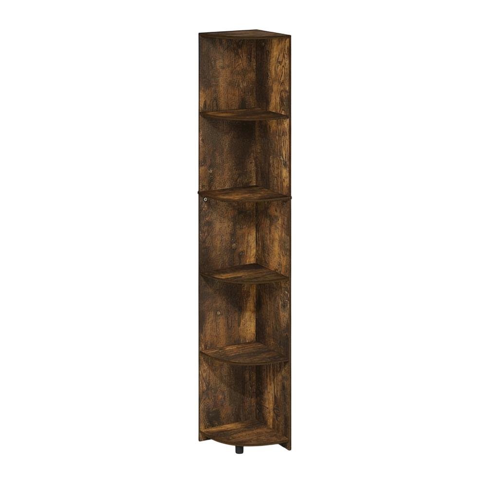 Wood bookcase with sleek design, durable construction and versatile storage