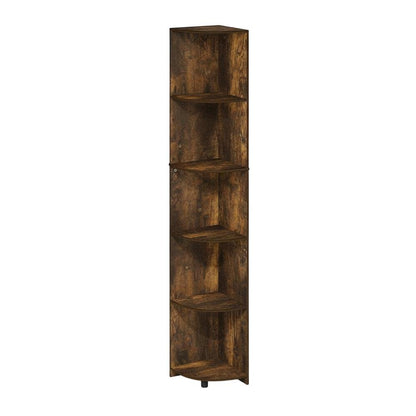 Wood bookcase with sleek design, durable construction and versatile storage