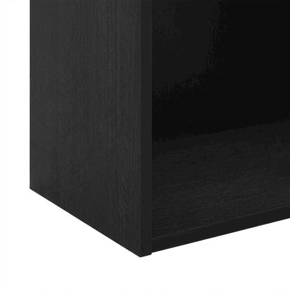 Wood Bookcase with Open Shelving and Classic Design for Home Office Storage