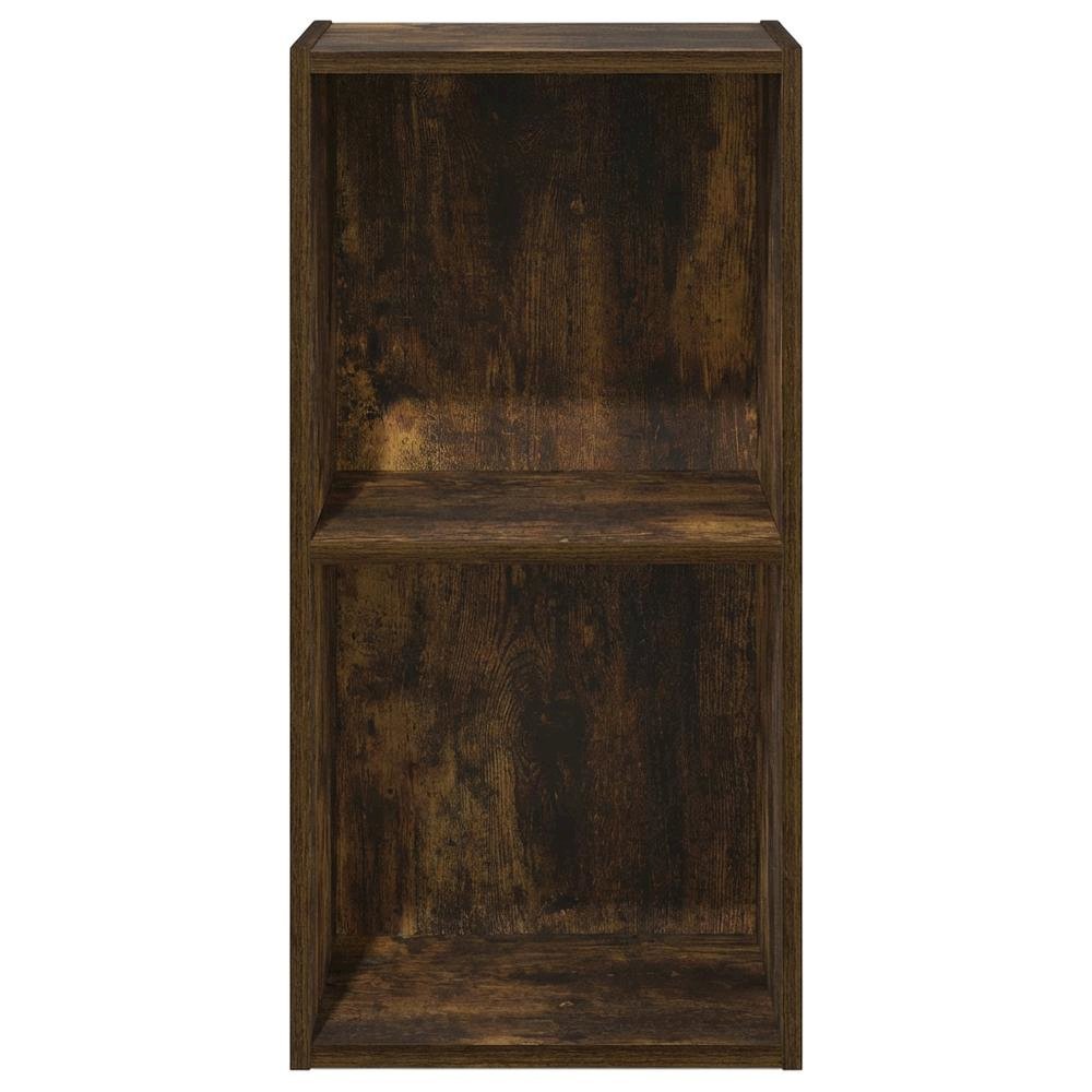 Wood Bookcase with Open Shelving for Home or Office Storage