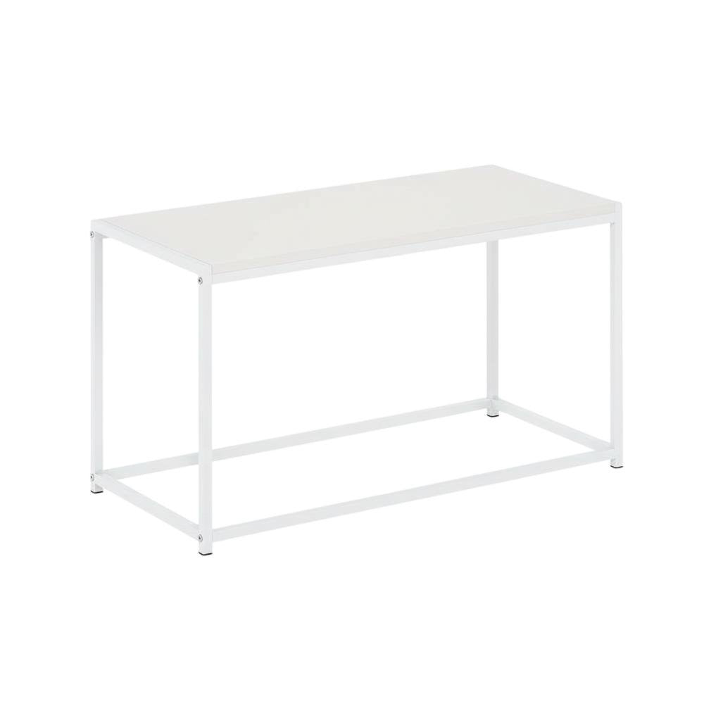 White Coffee Table With Sleek Modern Design For Living Room