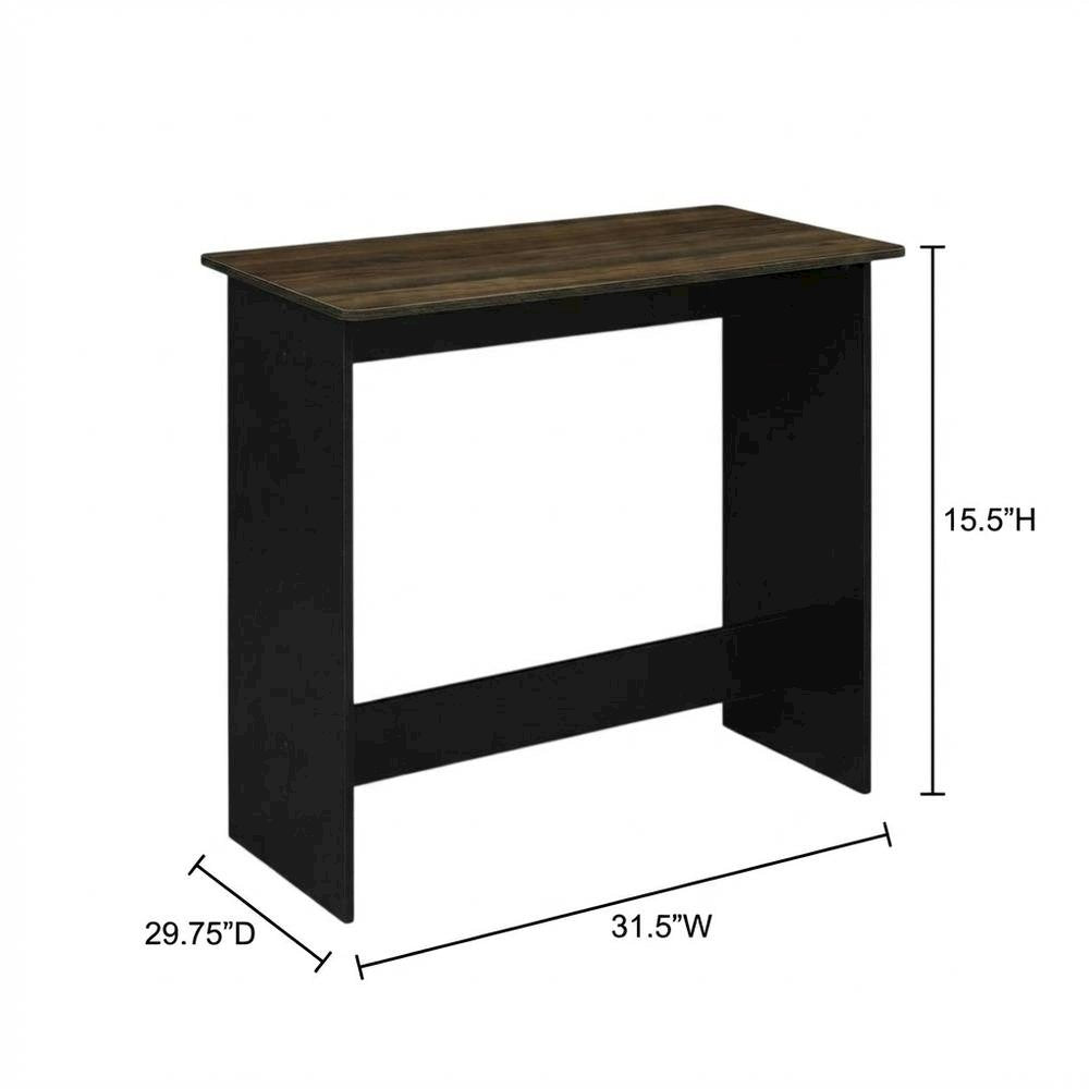 Columbia Walnut Study Table with Durable Surface, Compact Design for Home Office