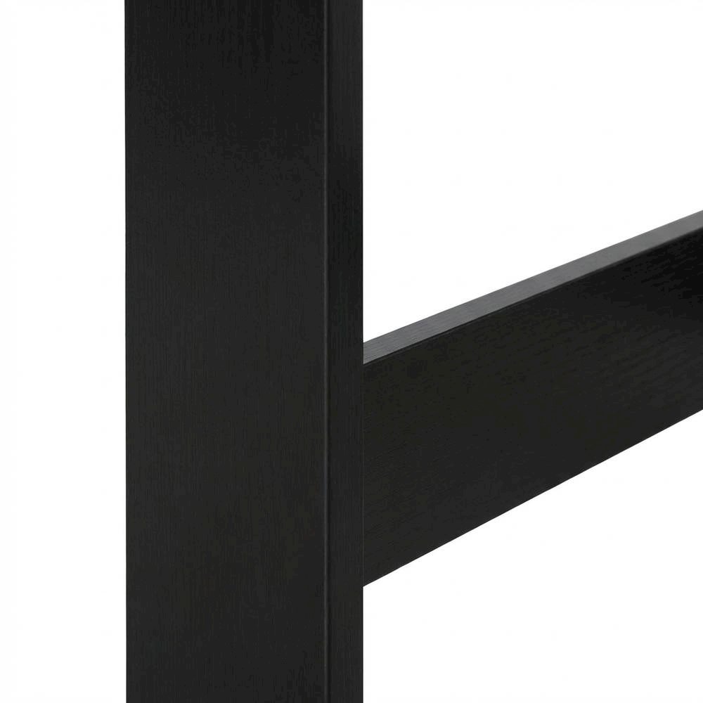Black JAYA Writing Desk with Drawer for Home Office and Study