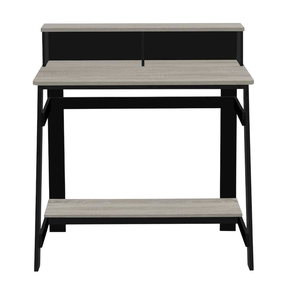 Black A Frame Computer Desk with Modern Style and Spacious Surface