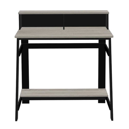 Black A Frame Computer Desk with Modern Style and Spacious Surface